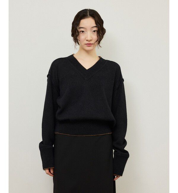 ADAM ET ROPE'「ペーパーヤーンプルオーバー」|ニット・セーター|