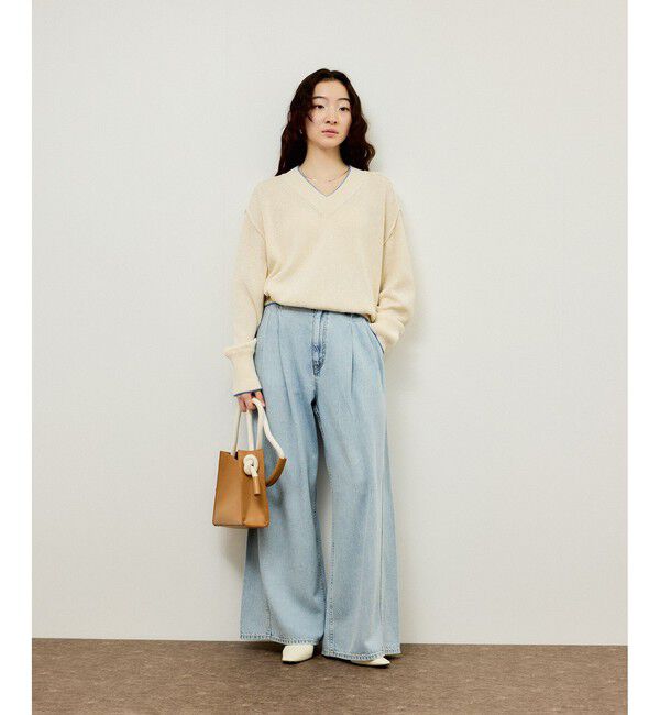 ADAM ET ROPE'「ペーパーヤーンプルオーバー」|ニット・セーター|