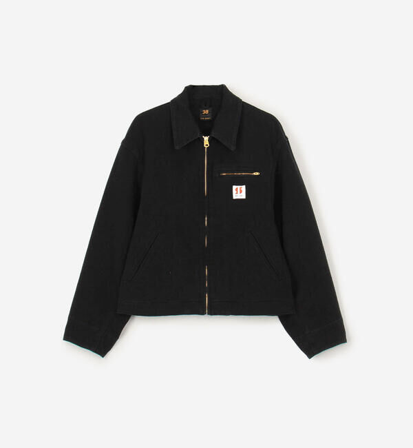  「SCYE BASICS | 〈別注〉 ストレッチコットンダック ショートジャケット WOMEN」|テーラードジャケット|BLACK