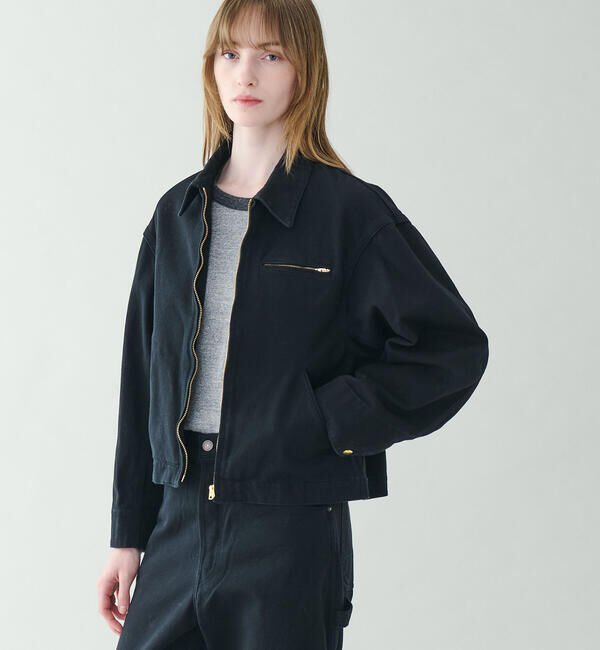  「SCYE BASICS | 〈別注〉 ストレッチコットンダック ショートジャケット WOMEN」|テーラードジャケット|
