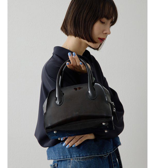 Hoaw.「【Hoaw.】PVCボストンバッグ S」|トートバッグ|