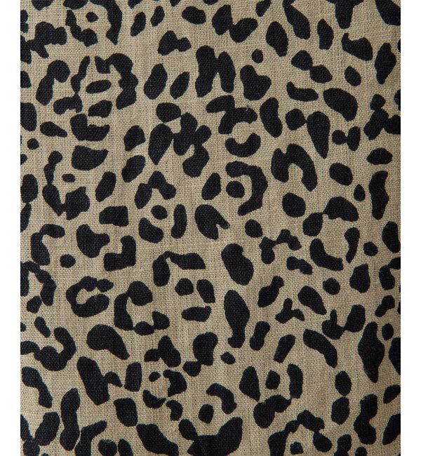  「リネンレオパードスカート」|スカート|