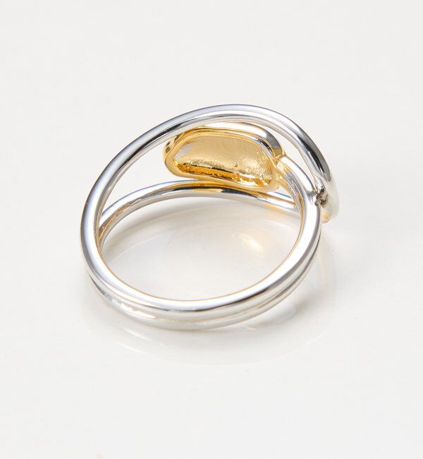  「	【PAPILLONNER/パピヨネ】アクセントコンビリング」|リング|