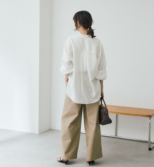  「予約【オンオフ使える】ナロータイブラウス」|シャツ・ブラウス|