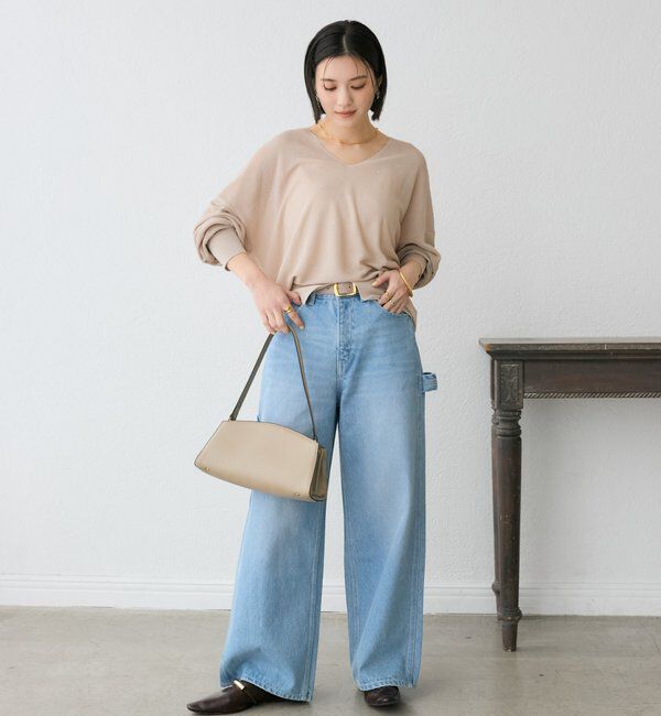  「【華やかな煌めき】ペーパースパングルニット」|ニット・セーター|