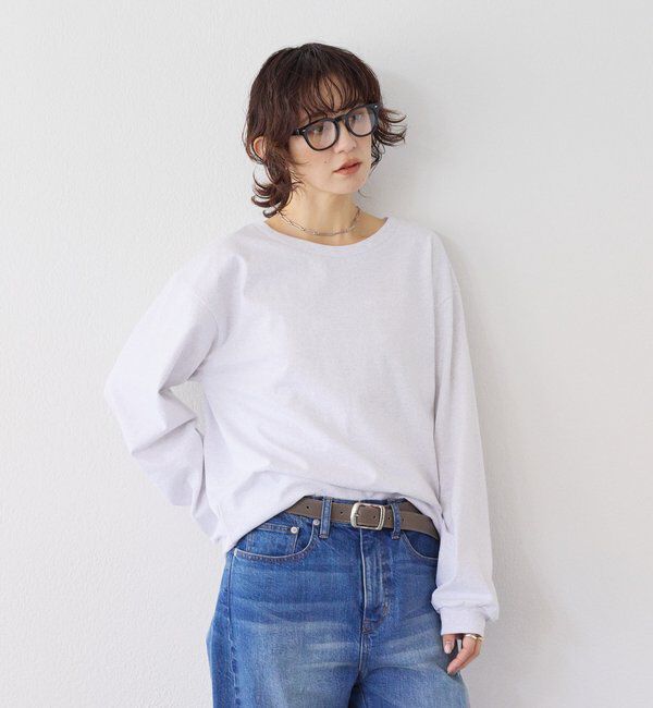  「【A・MONN(アモン)】オーバーロングTシャツ」|Tシャツ・カットソー|