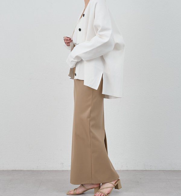  「【26SS予約】コットンスムースカーディガン」|カーディガン|