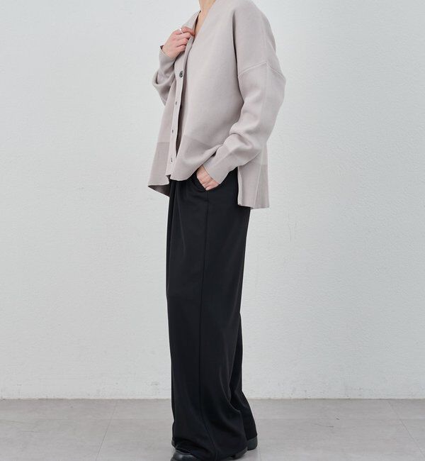  「【26SS予約】コットンスムースカーディガン」|カーディガン|