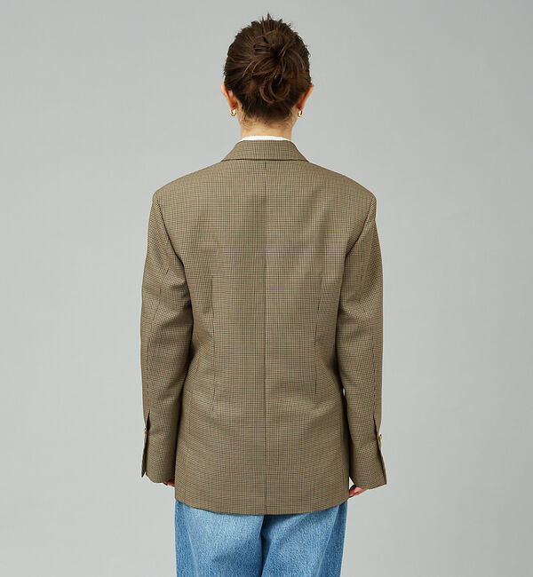 Rouge vif「チェックビックジャケット」|テーラードジャケット|