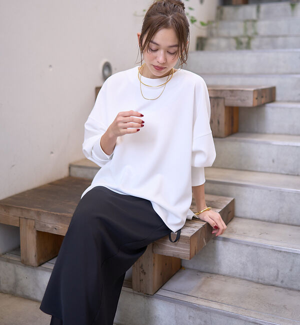 Rouge vif「ダンボールフォルムプルオーバー」|Tシャツ・カットソー|