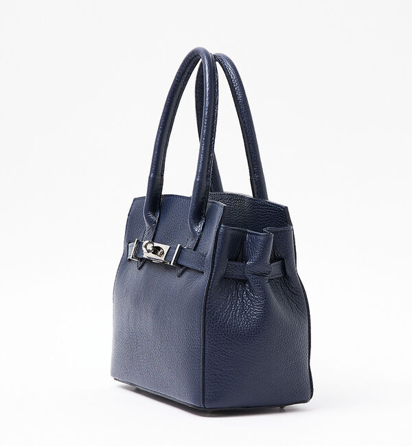 Rouge vif「【追加2】【AULENTTI/オウレンティ】レザーベルト付ミディトートバッグ」|ショルダー・メッセンジャー|