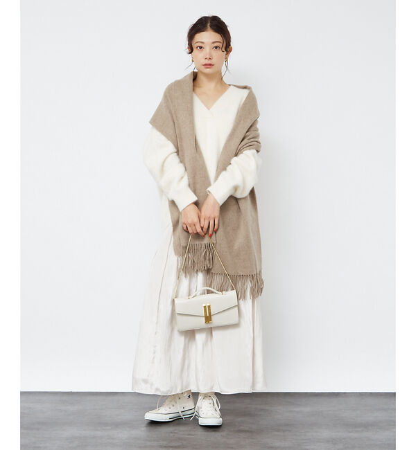 Rouge vif「【定番人気】【2025AW新作】【TWEEDMILL/ツイードミル】大判ストール」|マフラー|