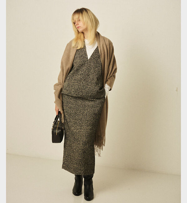 Rouge vif「【定番人気】【2025AW新作】【TWEEDMILL/ツイードミル】大判ストール」|マフラー|