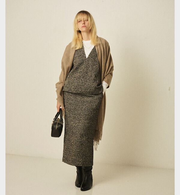 Rouge vif「【定番人気】【2025AW新作】【TWEEDMILL/ツイードミル】大判ストール」|マフラー|