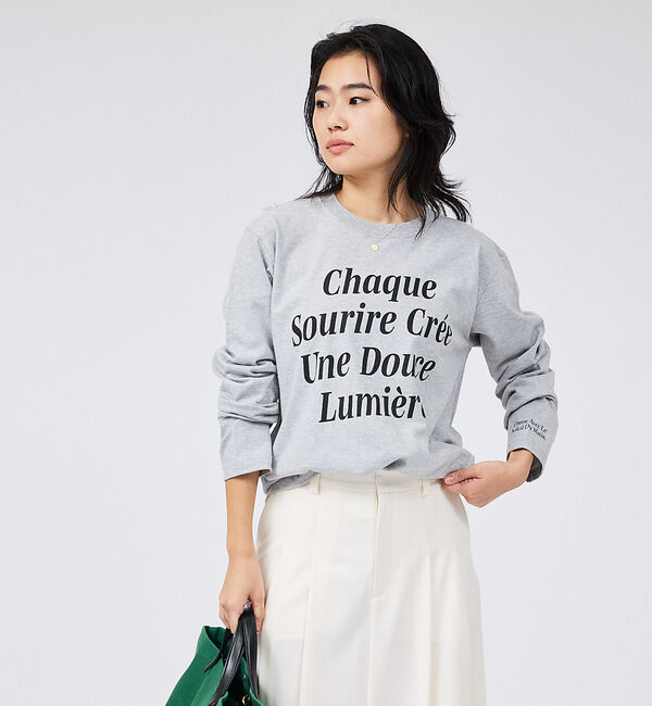 Rouge vif「ロゴロングスリーブTシャツ」|Tシャツ・カットソー|