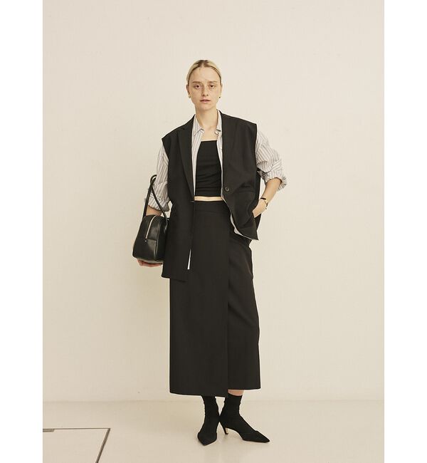 Rouge vif「【セットアップ対応】ラップタイトスカート」|スカート|