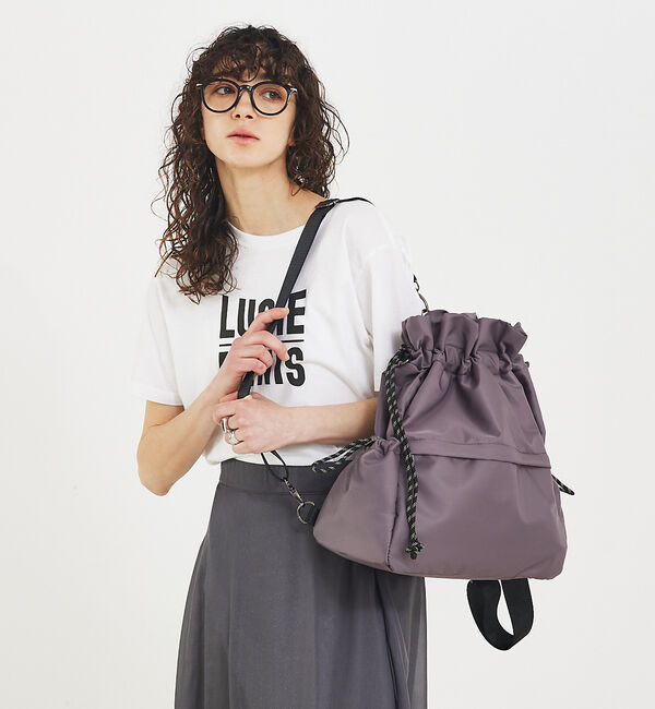 LOWELL things「【新色追加】●SOUER/3WAYリュックトート」|リュック|グレー