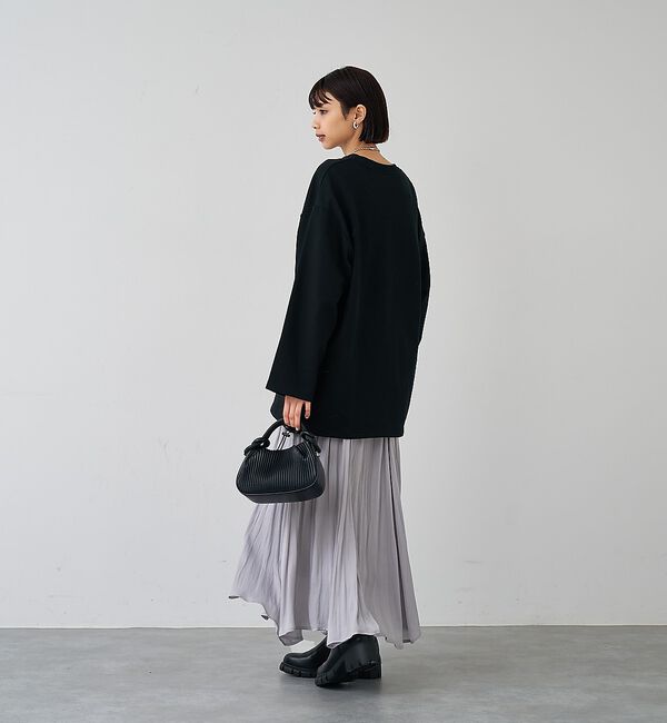 abahouse mavie「裏毛ドロストロゴプルオーバー」|スウェット・ジャージ|