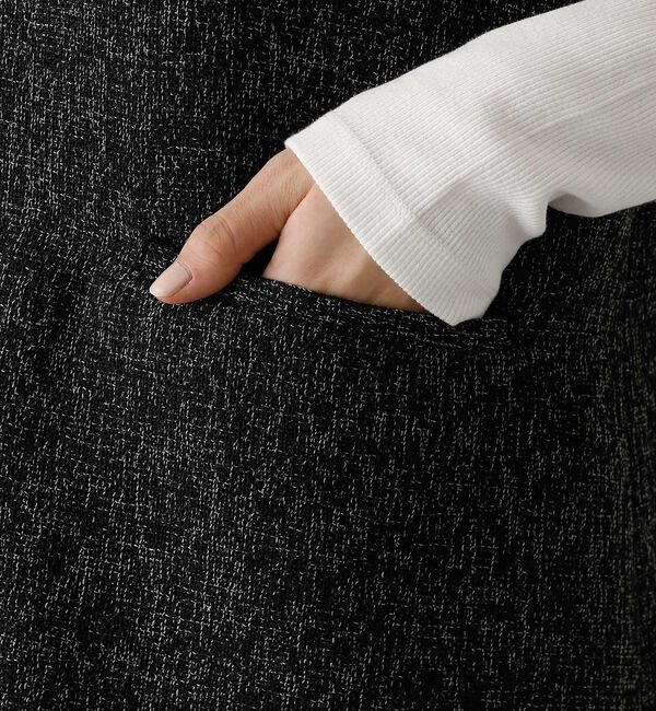 abahouse mavie「ツイードフリンジベスト」|ベスト・ジレ|