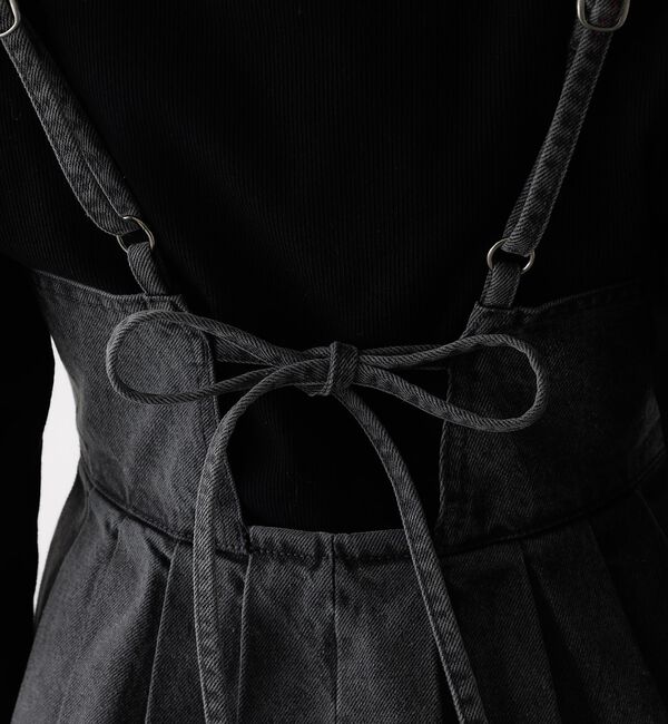 abahouse mavie「ウォッシュドデニムキャミ/レイヤード/バックリボン/春服/夏服【予約】」|キャミソール|