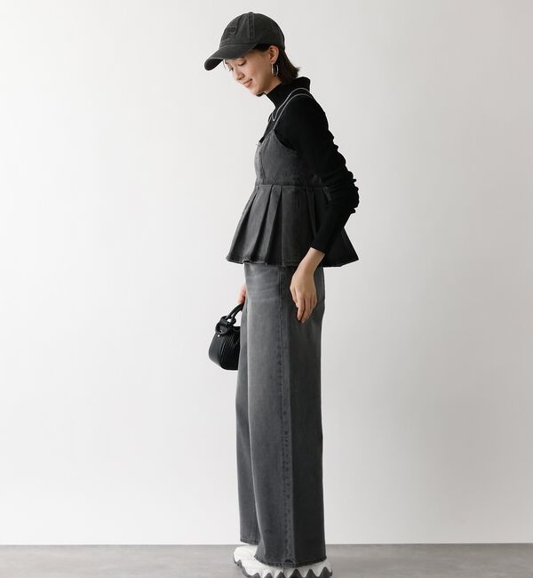 abahouse mavie「ウォッシュドデニムキャミ/レイヤード/バックリボン/春服/夏服【予約】」|キャミソール|