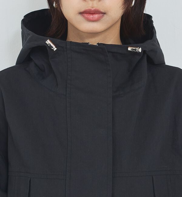 abahouse mavie「【ライトアウター】フーデッドブルゾン/春服/マウンテンパーカー/通勤/羽織り【予」|ブルゾン・スタジャン|