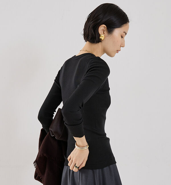 The Store by C' 「【COCUCA】ウォッシャブルシルクプルオーバー」|Tシャツ・カットソー|