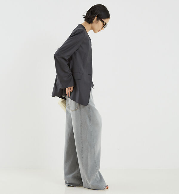 The Store by C' 「【COCUCA】ノーカラージャケット」|ノーカラージャケット|