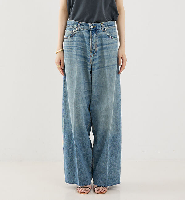 The Store by C' 「【HAIKURE】BETHANY ASIAN FIT／ワイドデニムパンツ」|デニム|