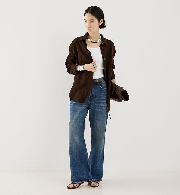 The Store by C' 「【METHODE】NINA in SUEDE／スエードシャツ」|シャツ・ブラウス|