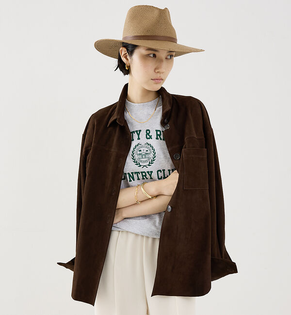 The Store by C' 「【METHODE】NINA in SUEDE／スエードシャツ」|シャツ・ブラウス|