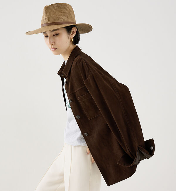 The Store by C' 「【METHODE】NINA in SUEDE／スエードシャツ」|シャツ・ブラウス|