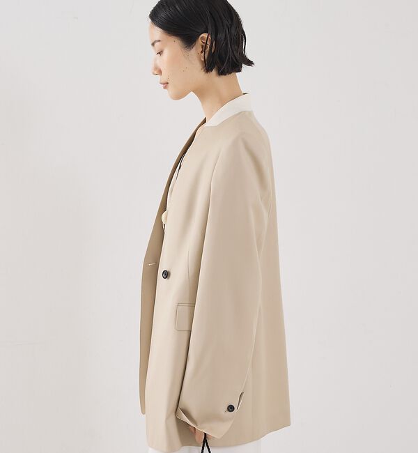 The Store by C' 「【COCUCA】ノーカラージャケット【予約】」|ノーカラージャケット|