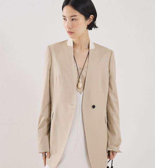 The Store by C' 「【COCUCA】ノーカラージャケット【予約】」|ノーカラージャケット|