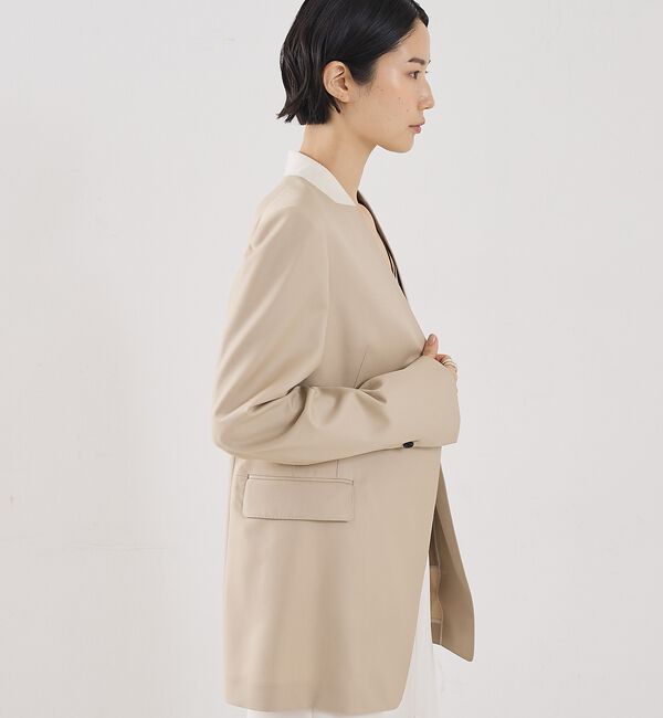 The Store by C' 「【COCUCA】ノーカラージャケット【予約】」|ノーカラージャケット|