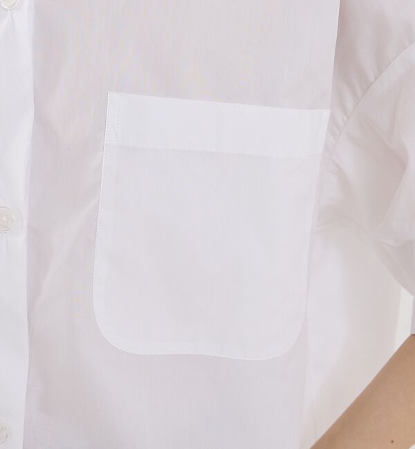 The Store by C' 「【TWP】Next Ex／クロップ丈シャツ」|シャツ・ブラウス|