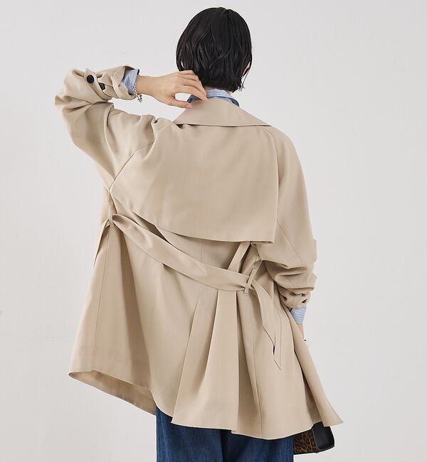 The Store by C' 「【COCUCA】ショートトレンチコート【予約】」|トレンチコート|