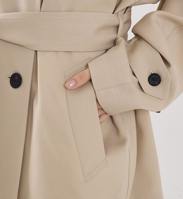 The Store by C' 「【COCUCA】ショートトレンチコート【予約】」|トレンチコート|