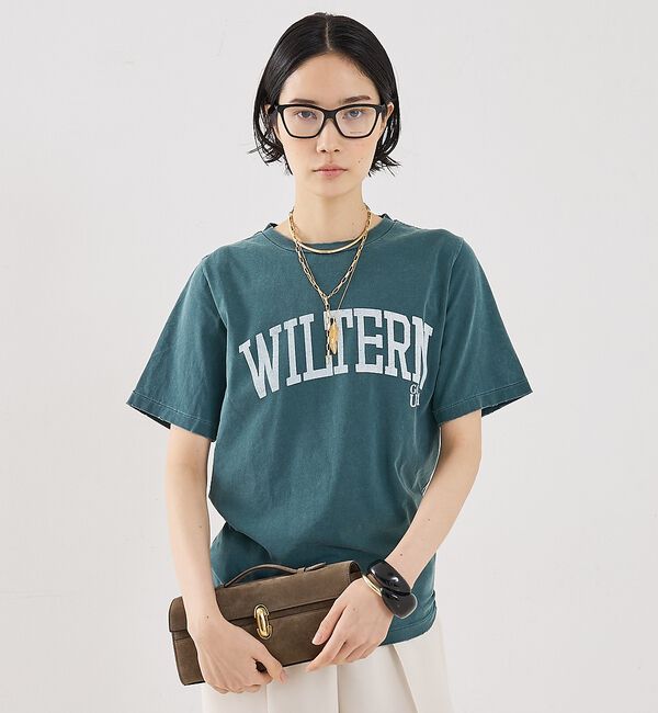 The Store by C' 「【REMI RELIEF】【別注】【WEB限定】WILTERNロゴTシャツ【予約」|Tシャツ・カットソー|グリーン