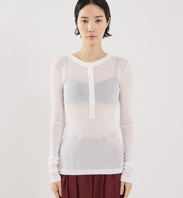 The Store by C' 「【COCUCA】ヘンリーリブプルオーバー【予約】」|Tシャツ・カットソー|