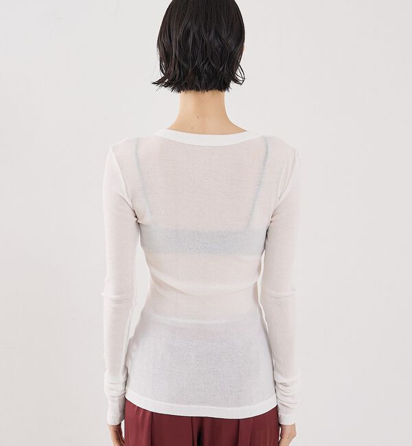 The Store by C' 「【COCUCA】ヘンリーリブプルオーバー【予約】」|Tシャツ・カットソー|