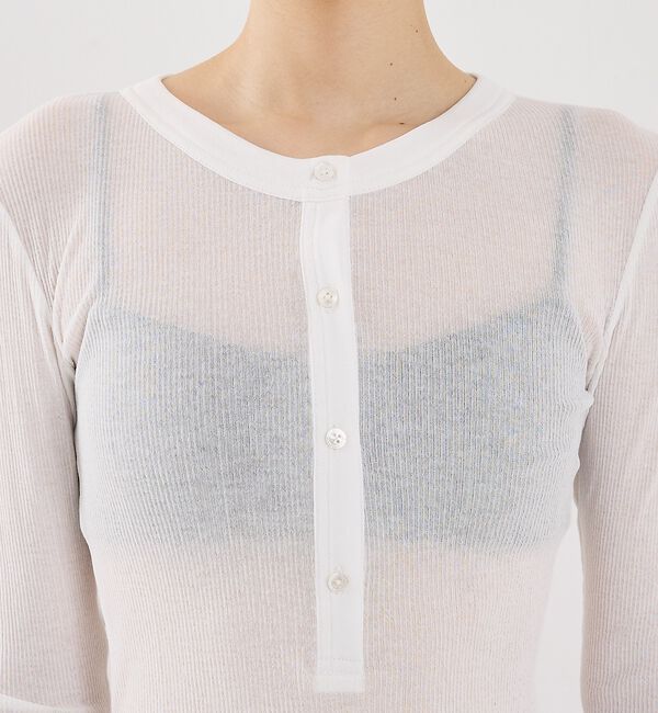 The Store by C' 「【COCUCA】ヘンリーリブプルオーバー【予約】」|Tシャツ・カットソー|