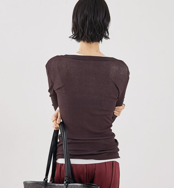 The Store by C' 「【COCUCA】ヘンリーリブプルオーバー【予約】」|Tシャツ・カットソー|