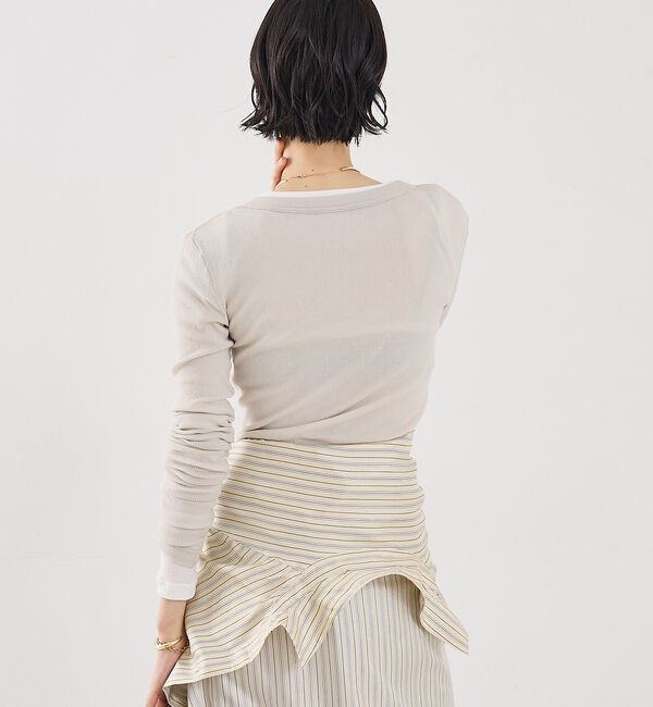 The Store by C' 「【COCUCA】ヘンリーリブプルオーバー【予約】」|Tシャツ・カットソー|