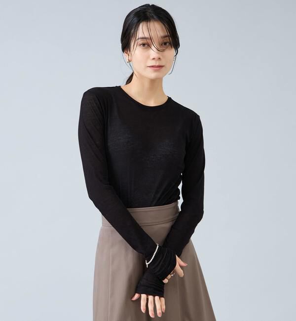 Liesse「シアーロンT」|Tシャツ・カットソー|