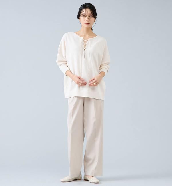 Liesse「レースアップニット」|ニット・セーター|