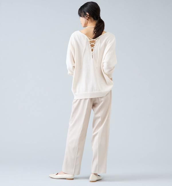 Liesse「レースアップニット」|ニット・セーター|