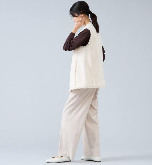 Liesse「ロングスリーブシアーニット」|ニット・セーター|