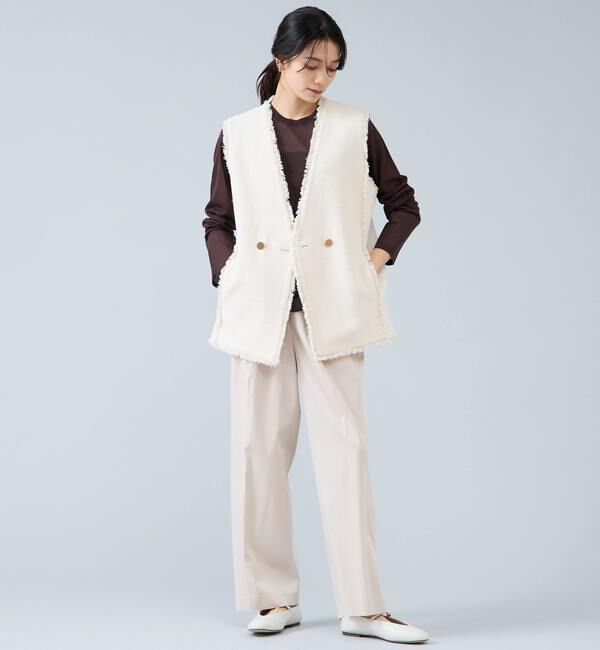 Liesse「ロングスリーブシアーニット」|ニット・セーター|