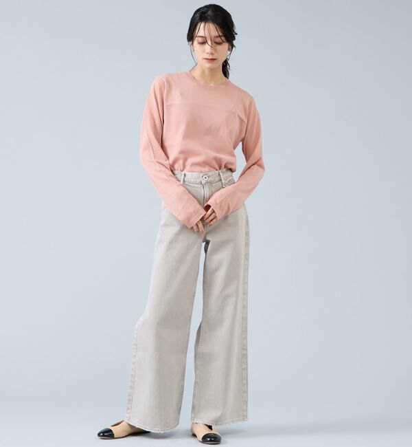 Liesse「ロングスリーブシアーニット」|ニット・セーター|